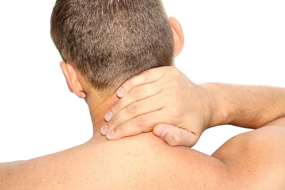 Neck pain with osteochondrosis